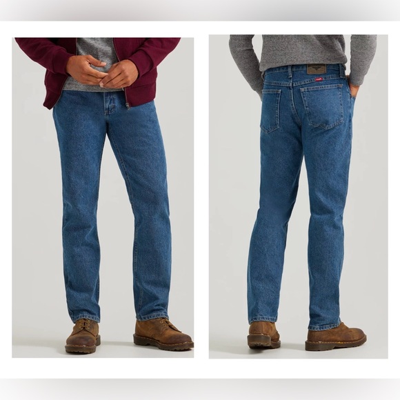 Wrangler Five Star Premium Jeans Mens 42x30 Relaxed Straight